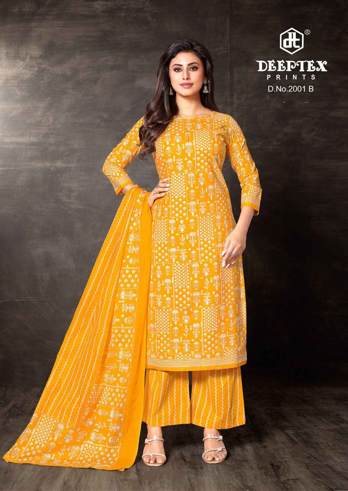 DEEPTEX SUPER GOLD VOL-02 PURE COTTON PRINTED DRESS MATERIAL AT WHOLESALE PRICE