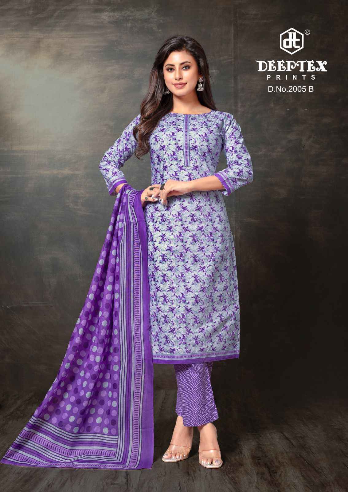DEEPTEX SUPER GOLD VOL-02 PURE COTTON PRINTED DRESS MATERIAL AT WHOLESALE PRICE