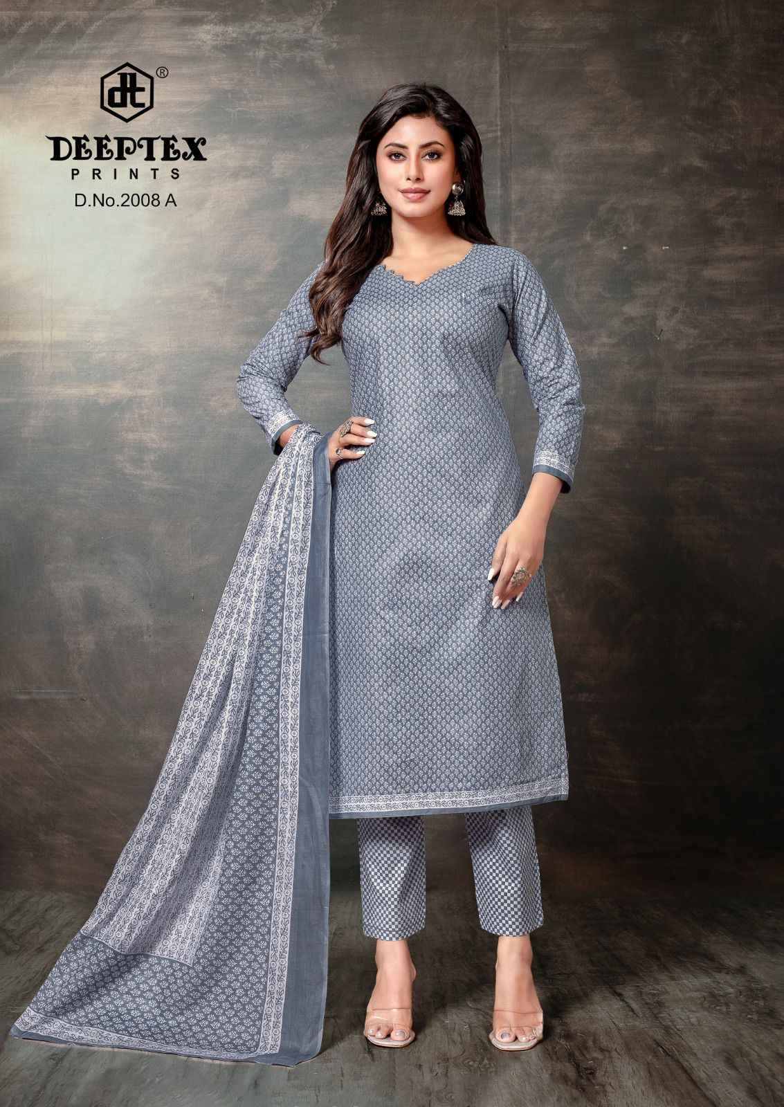 DEEPTEX SUPER GOLD VOL-02 PURE COTTON PRINTED DRESS MATERIAL AT WHOLESALE PRICE