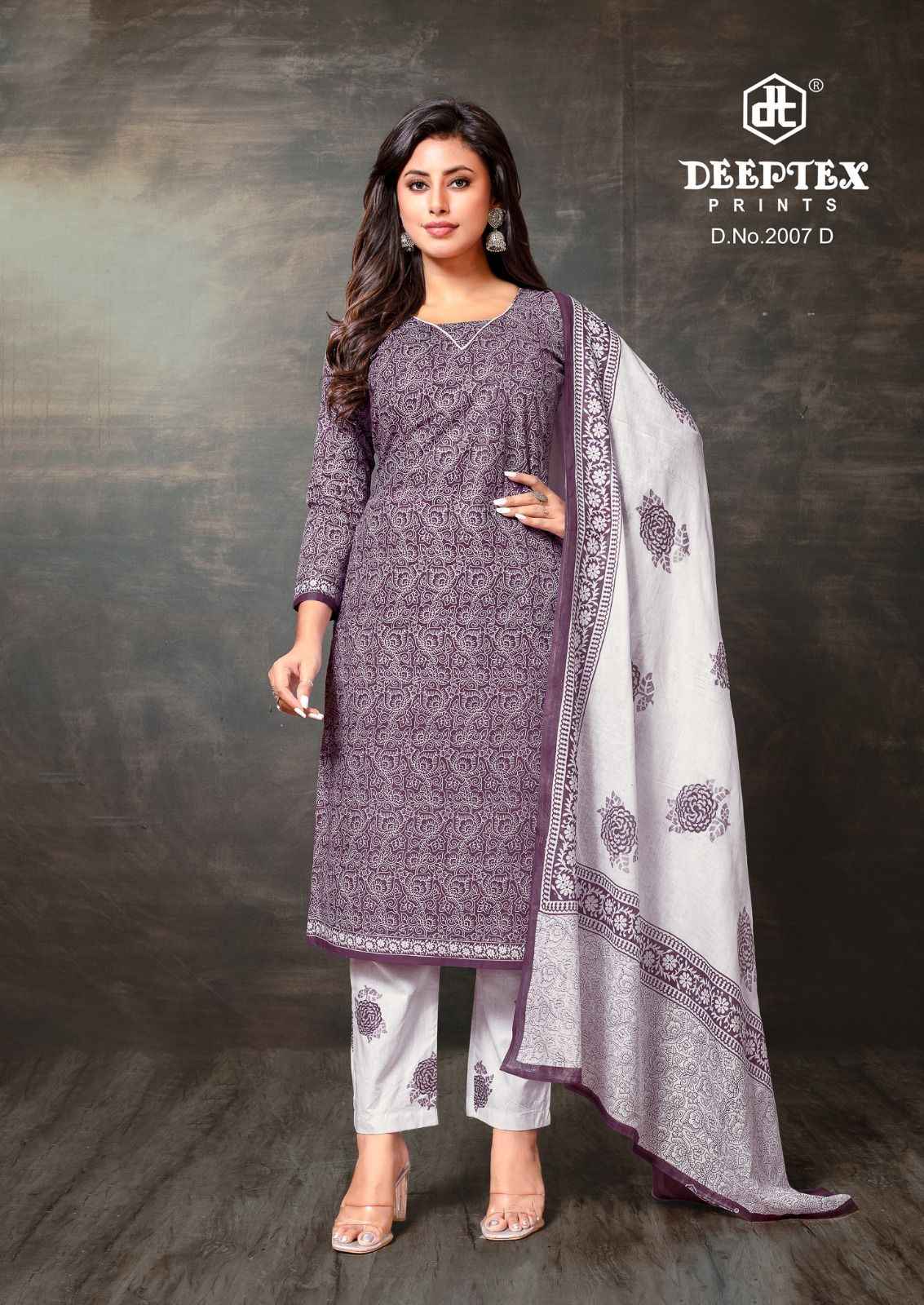 DEEPTEX SUPER GOLD VOL-02 PURE COTTON PRINTED DRESS MATERIAL AT WHOLESALE PRICE
