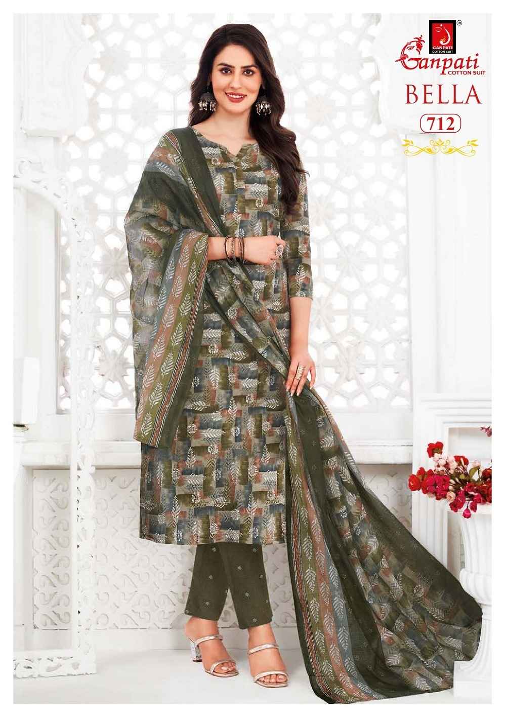 GANPATI BELLA VOL-7 PURE COTTON KURTI PANT WITH DUPATTA AT WHOLESALE PRICE