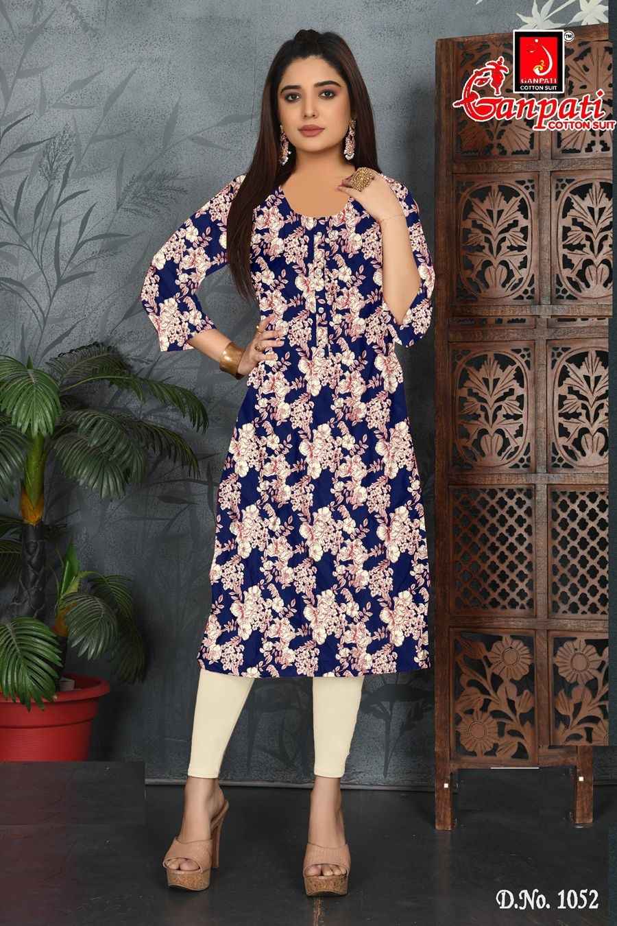 GANPATI KALAKRUTI VOL-1 STRAIGHT KURTIS AT WHOLESALE PRICE