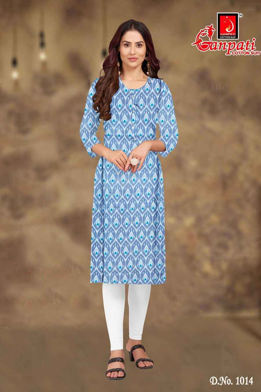 GANPATI KALAKRUTI VOL-1 STRAIGHT KURTIS AT WHOLESALE PRICE