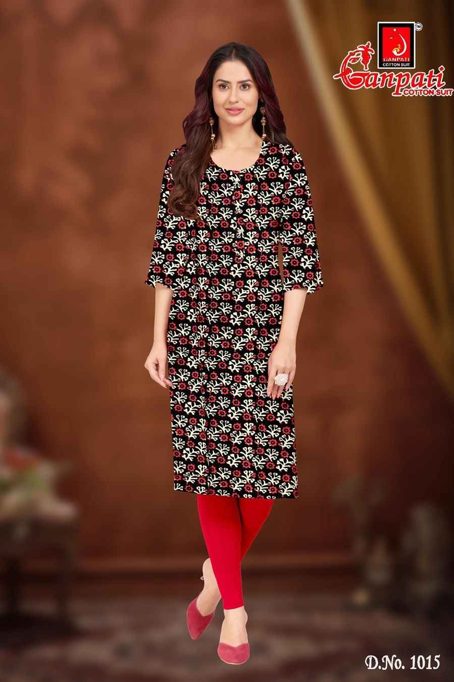 GANPATI KALAKRUTI VOL-1 STRAIGHT KURTIS AT WHOLESALE PRICE