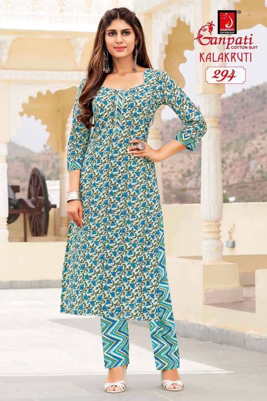 GANPATI KALAKRUTI VOL-1 STRAIGHT KURTIS AT WHOLESALE PRICE