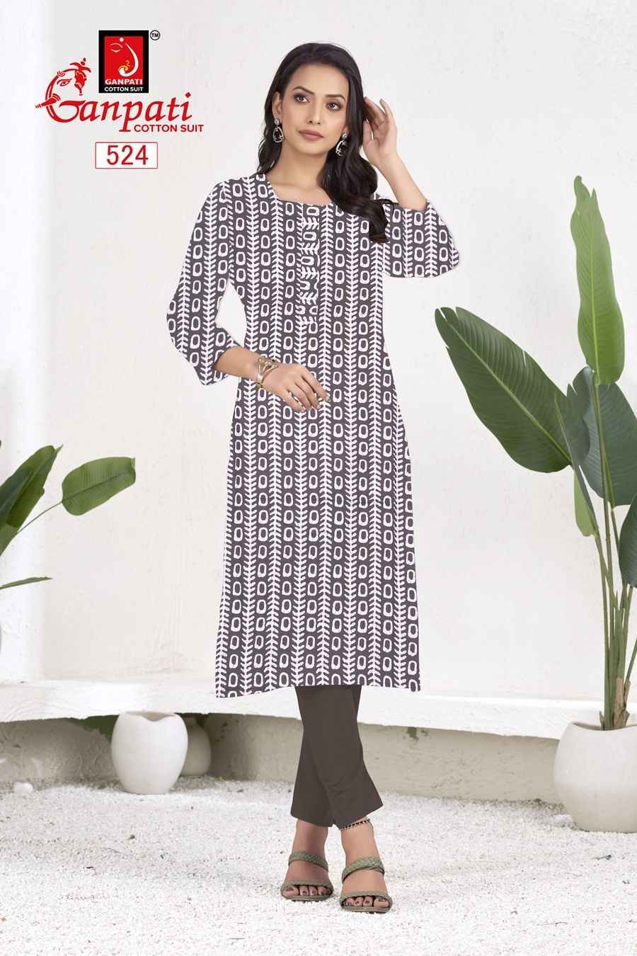 GANPATI KALAKRUTI VOL-1 STRAIGHT KURTIS AT WHOLESALE PRICE