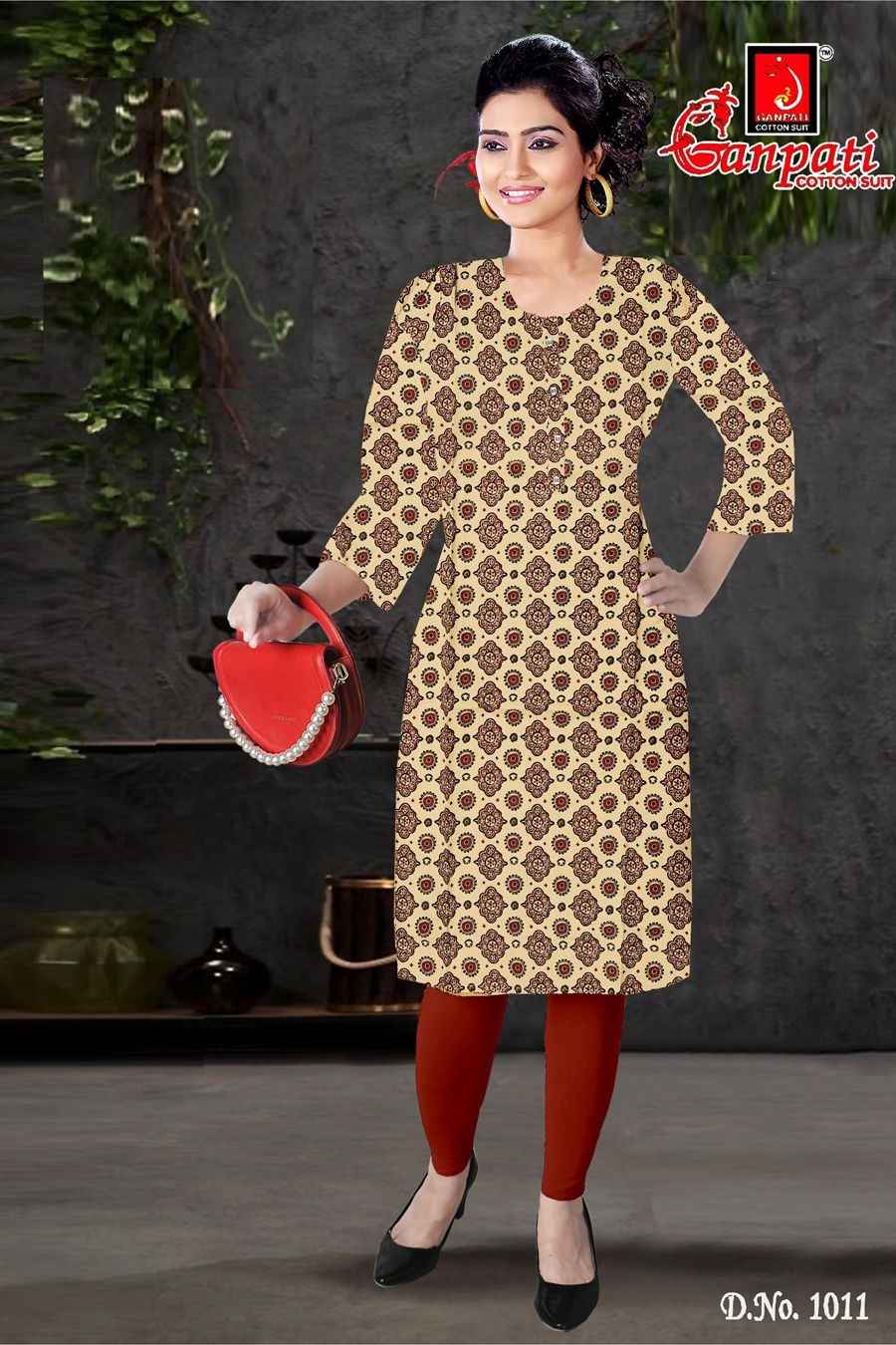 GANPATI KALAKRUTI VOL-1 STRAIGHT KURTIS AT WHOLESALE PRICE
