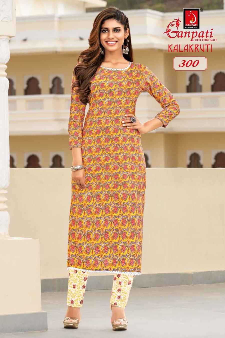 GANPATI KALAKRUTI VOL-1 STRAIGHT KURTIS AT WHOLESALE PRICE