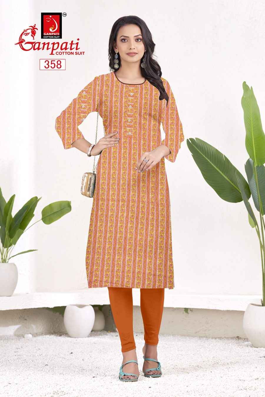 GANPATI KALAKRUTI VOL-1 STRAIGHT KURTIS AT WHOLESALE PRICE