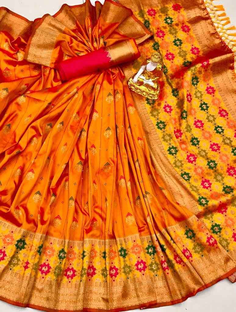 HEAVY SOFT BANARASI LICHI SILK SEQUENCE WORK WEAVING SAREE AT WHOLESALE PRICE
