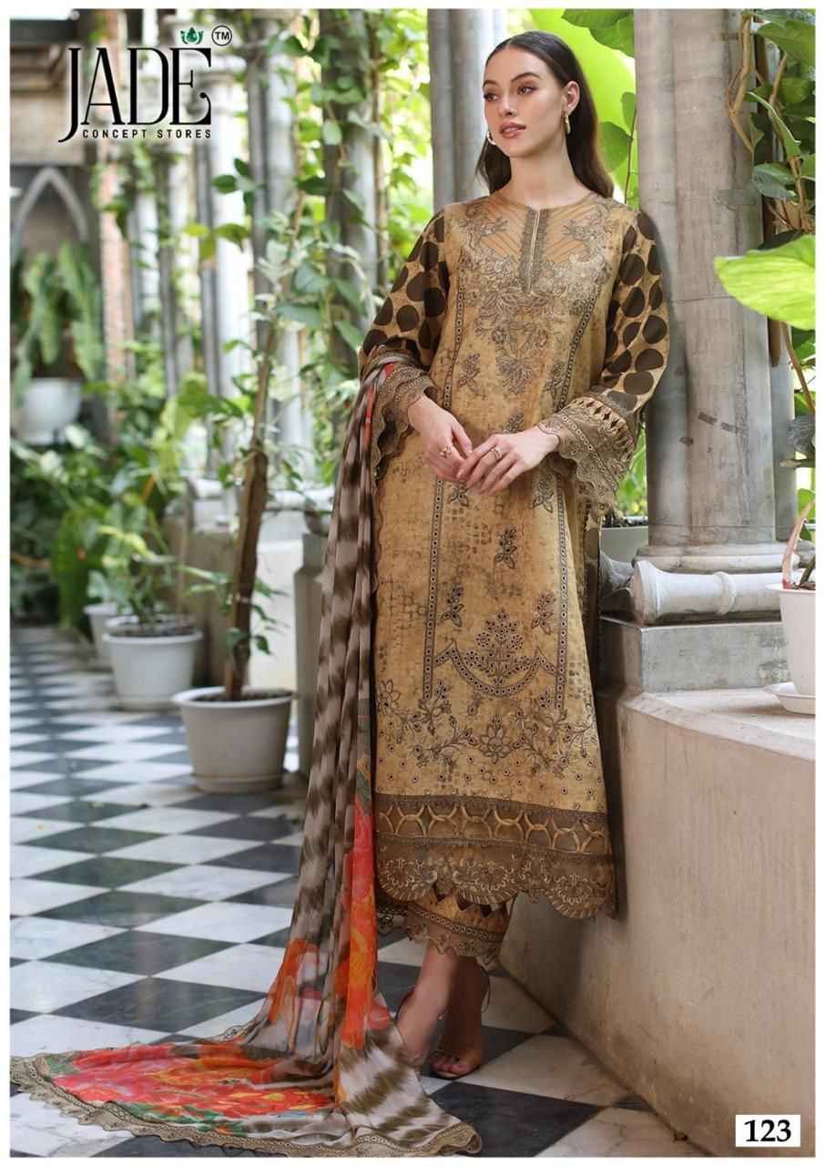 JADE CHEVRON VOL-13 EXCLUSIVE HEAVY COTTON DRESS MATERIAL AT WHOLESALE PRICE