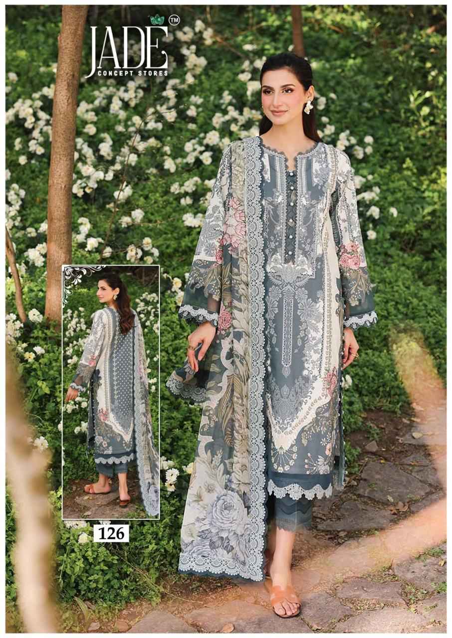 JADE CHEVRON VOL-13 EXCLUSIVE HEAVY COTTON DRESS MATERIAL AT WHOLESALE PRICE