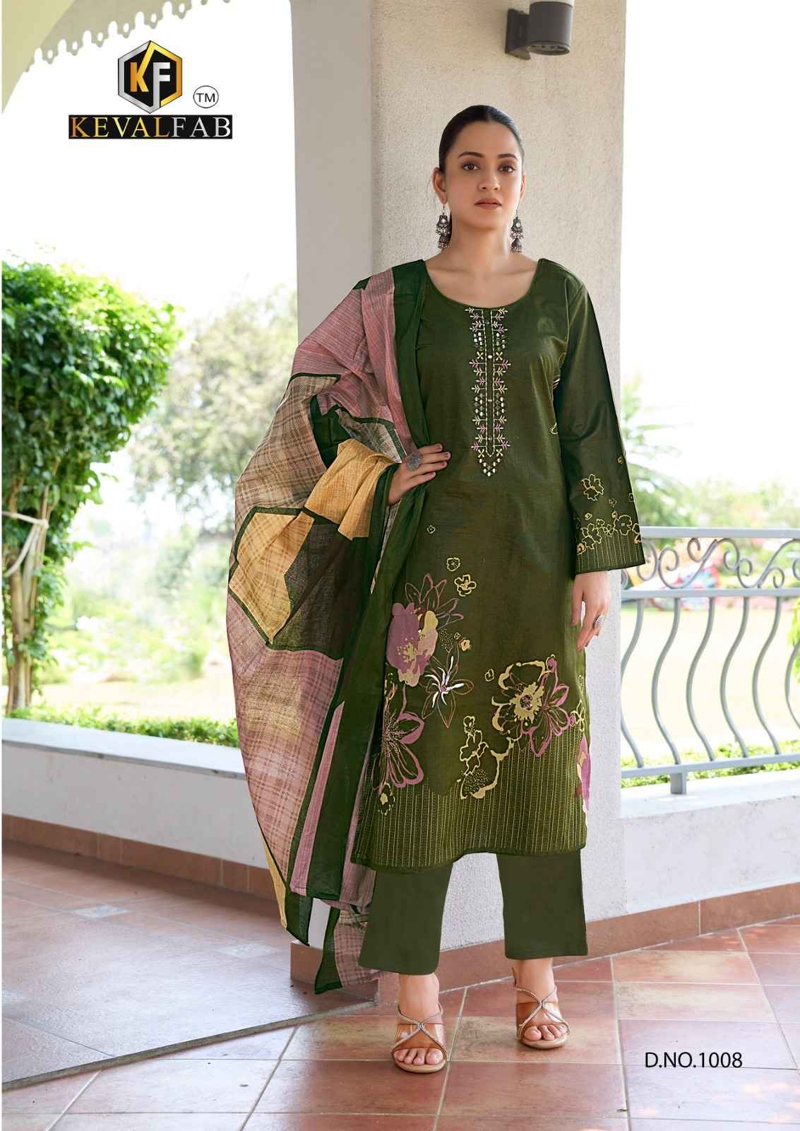 KEVALFAB AALAYA VOL-01 PURE HEAVY COTTON PRINTED DRESS MATERIAL AT WHOLESALE PRICE