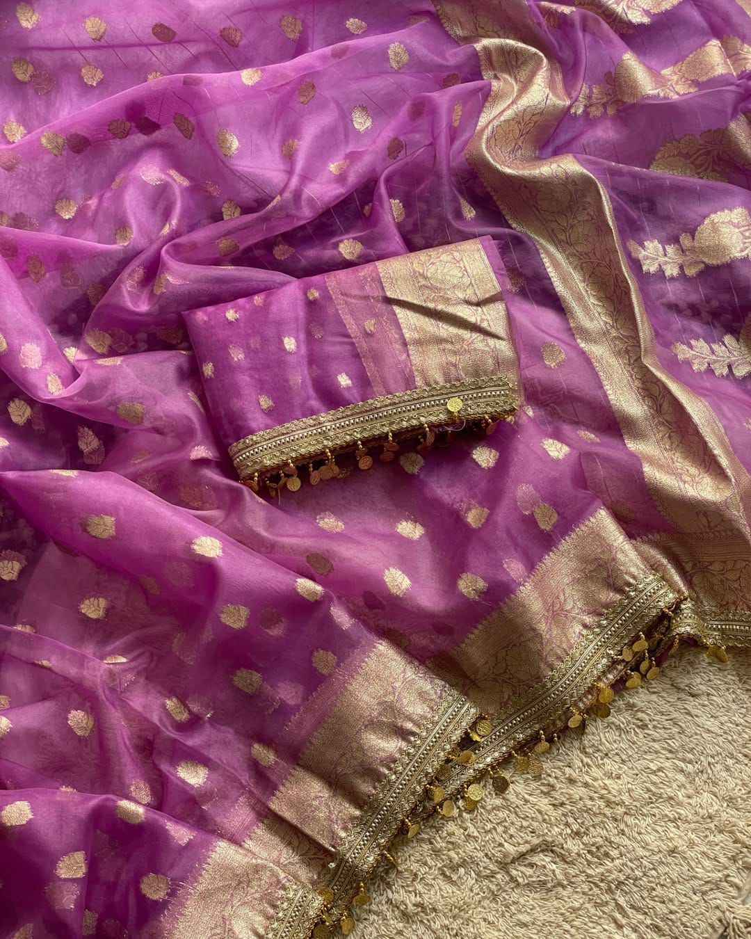 KORA ORGANZA SILK JARI WEAVING SAREE AT WHOLESALE PRICE