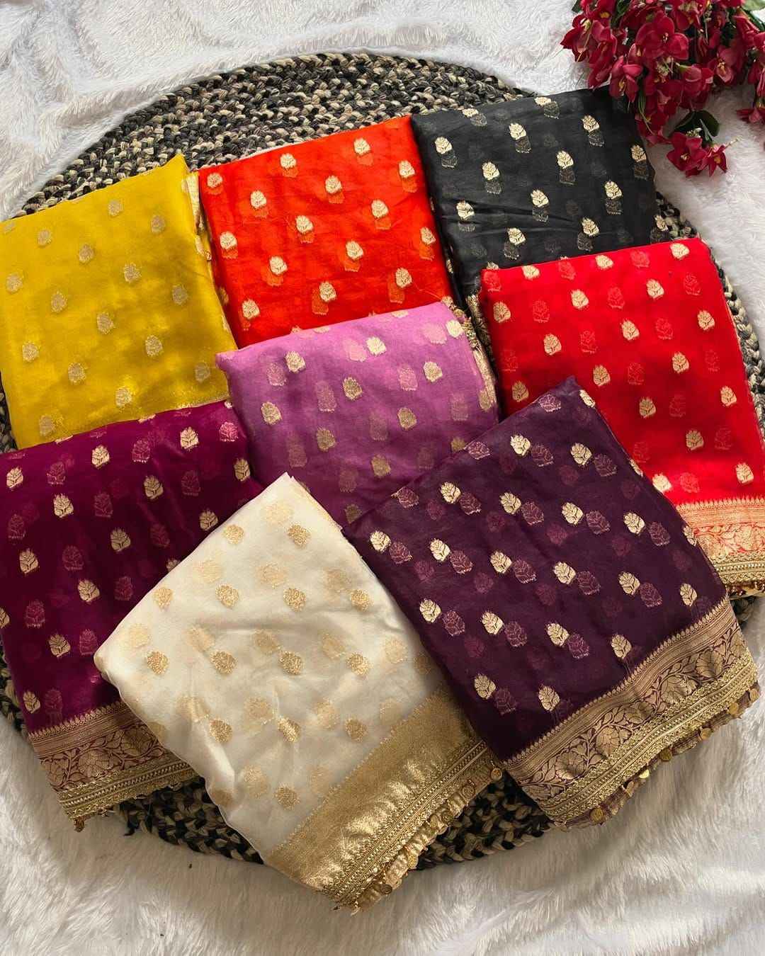 KORA ORGANZA SILK JARI WEAVING SAREE AT WHOLESALE PRICE