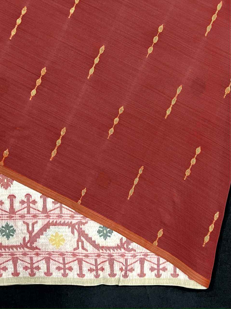 KOVAI COTTON JAMDANI WEAVING BORDER SAREE AT WHOLESALE PRICE