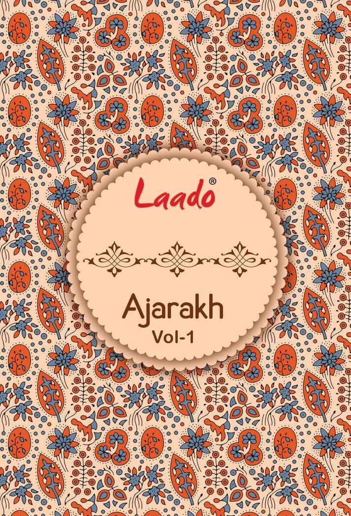 LAADO AJARAKH VOL-01 PURE HEAVY COTTON PRINTED DRESS MATERIAL AT WHOLESALE PRICE