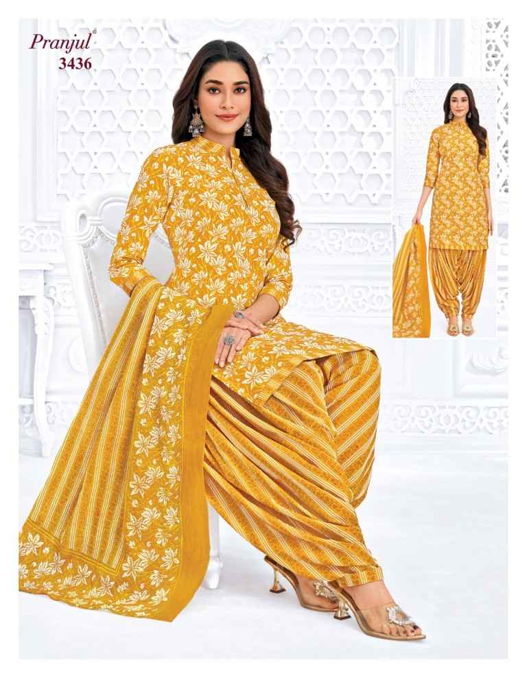 PRANJUL PRIYANSHI VOL-34 PURE COTTON PRINTED DRESS MATERIAL AT WHOLESALE PRICE 