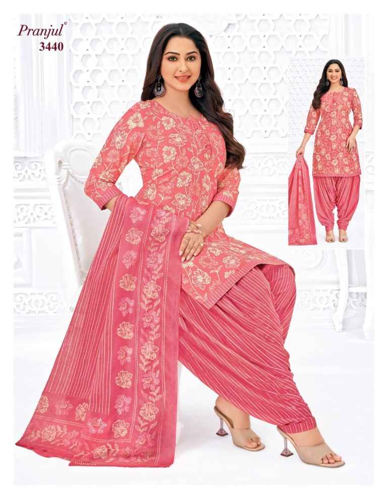 PRANJUL PRIYANSHI VOL-34 PURE COTTON PRINTED DRESS MATERIAL AT WHOLESALE PRICE 