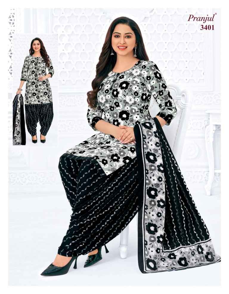 PRANJUL PRIYANSHI VOL-34 PURE COTTON PRINTED DRESS MATERIAL AT WHOLESALE PRICE 