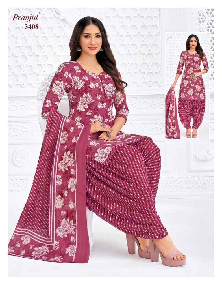 PRANJUL PRIYANSHI VOL-34 PURE COTTON PRINTED DRESS MATERIAL AT WHOLESALE PRICE 