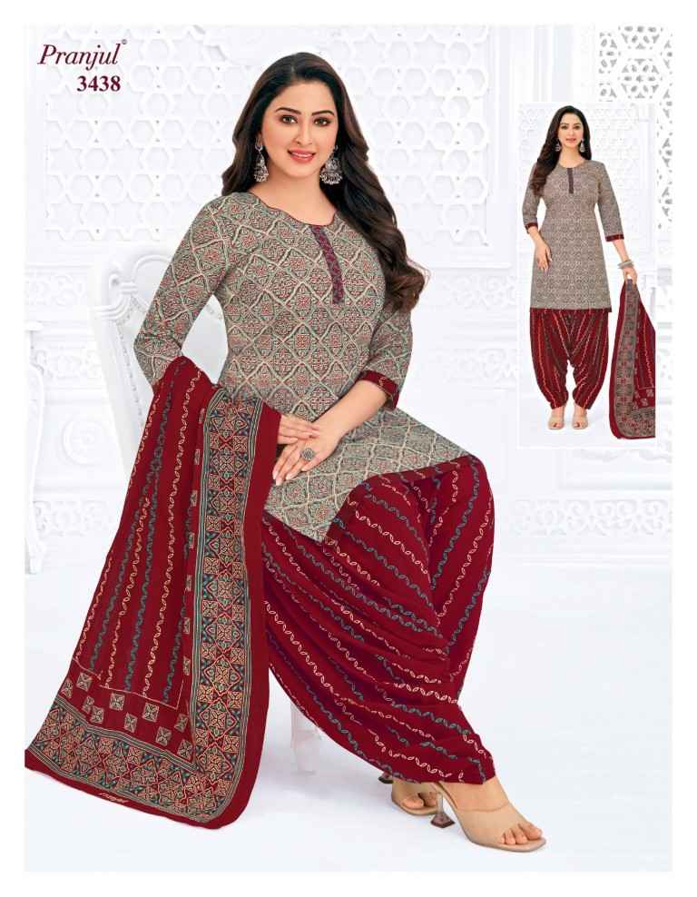 PRANJUL PRIYANSHI VOL-34 PURE COTTON PRINTED DRESS MATERIAL AT WHOLESALE PRICE 