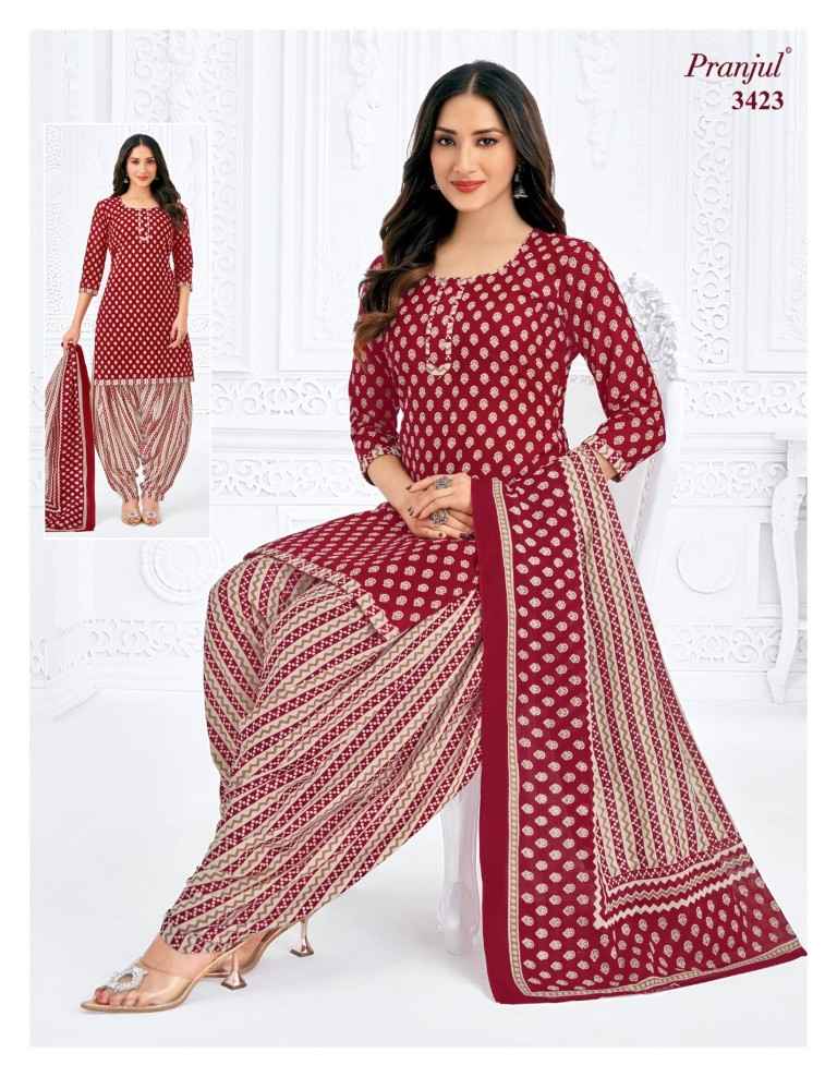 PRANJUL PRIYANSHI VOL-34 PURE COTTON PRINTED DRESS MATERIAL AT WHOLESALE PRICE 
