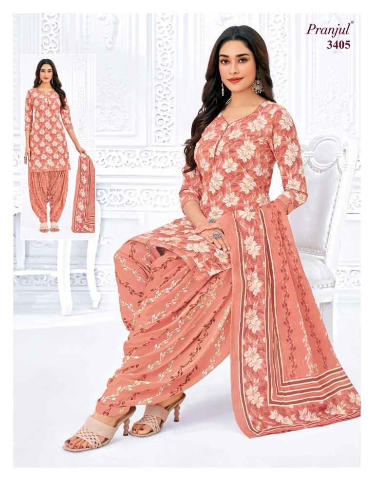 PRANJUL PRIYANSHI VOL-34 PURE COTTON PRINTED DRESS MATERIAL AT WHOLESALE PRICE 