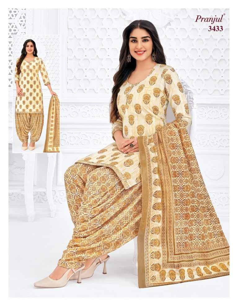 PRANJUL PRIYANSHI VOL-34 PURE COTTON PRINTED DRESS MATERIAL AT WHOLESALE PRICE 