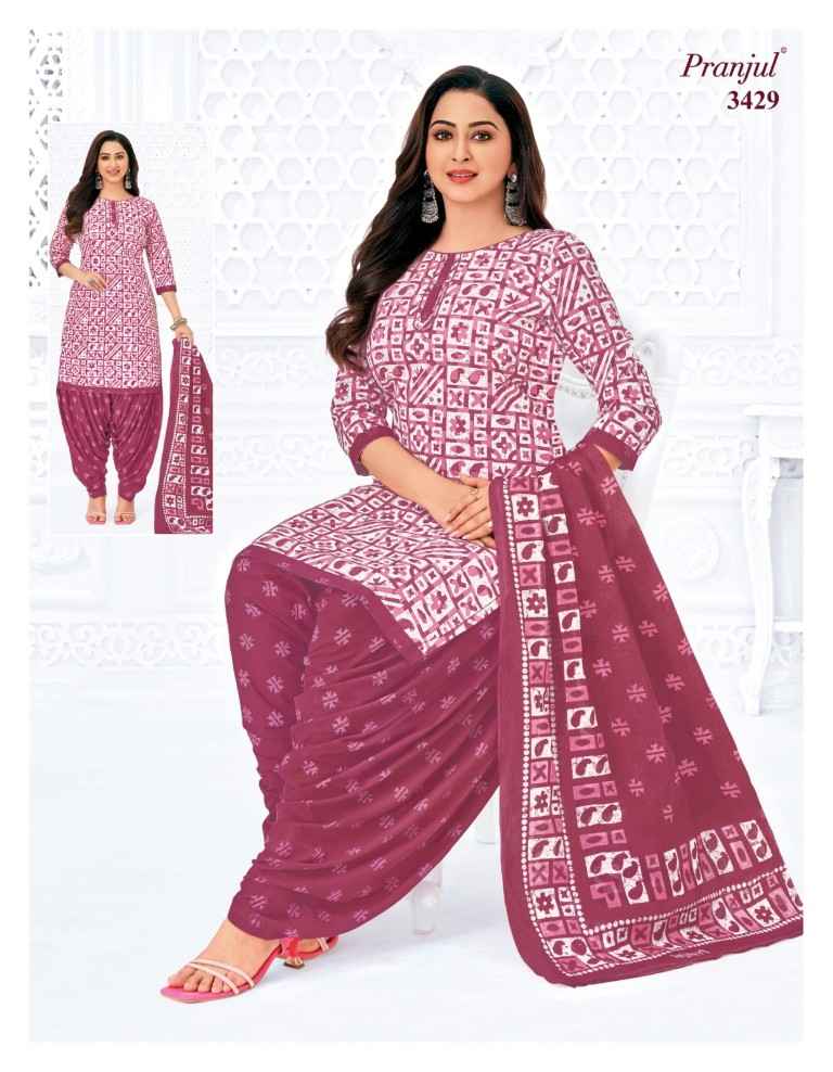 PRANJUL PRIYANSHI VOL-34 PURE COTTON PRINTED DRESS MATERIAL AT WHOLESALE PRICE 