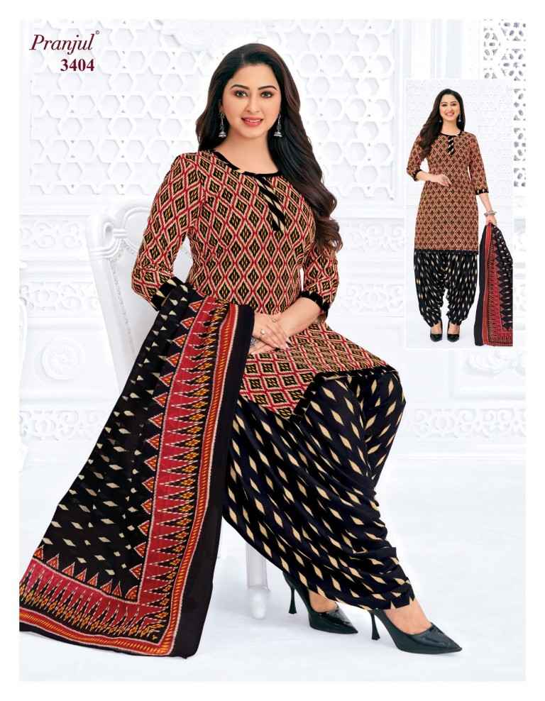 PRANJUL PRIYANSHI VOL-34 PURE COTTON PRINTED DRESS MATERIAL AT WHOLESALE PRICE 
