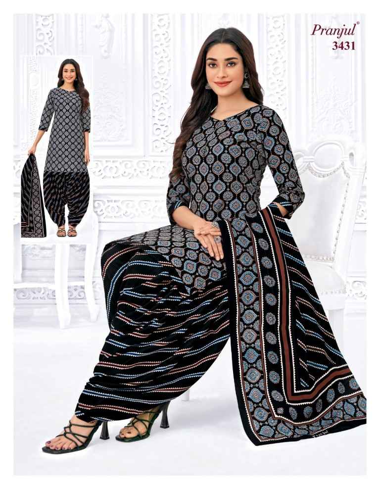 PRANJUL PRIYANSHI VOL-34 PURE COTTON PRINTED DRESS MATERIAL AT WHOLESALE PRICE 