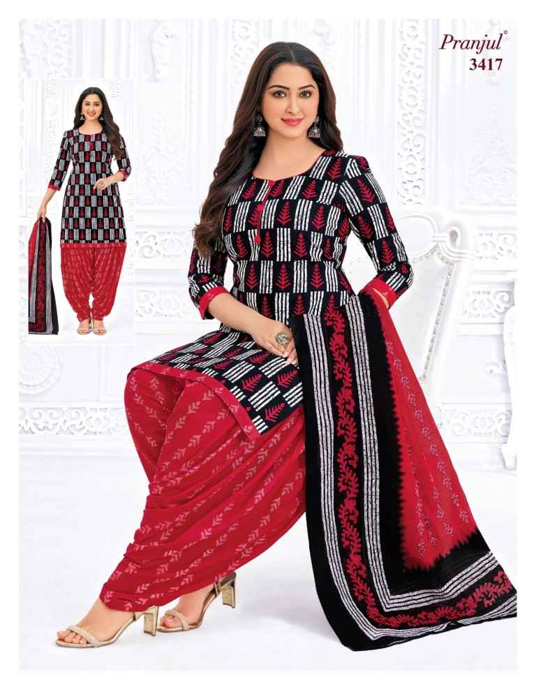 PRANJUL PRIYANSHI VOL-34 PURE COTTON PRINTED DRESS MATERIAL AT WHOLESALE PRICE 