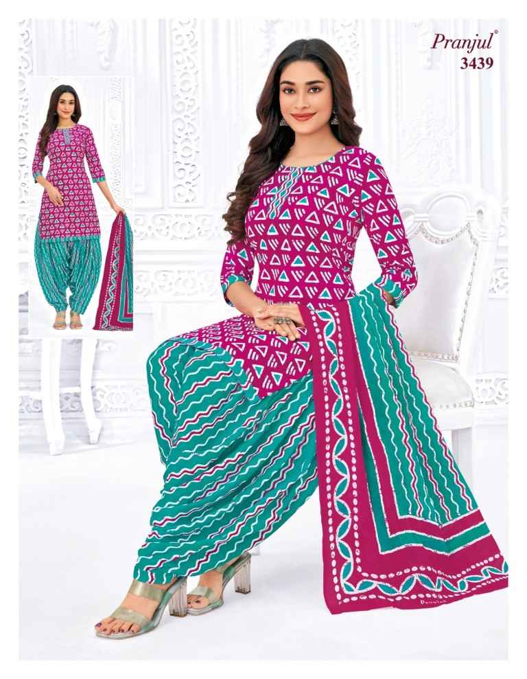 PRANJUL PRIYANSHI VOL-34 PURE COTTON PRINTED DRESS MATERIAL AT WHOLESALE PRICE 