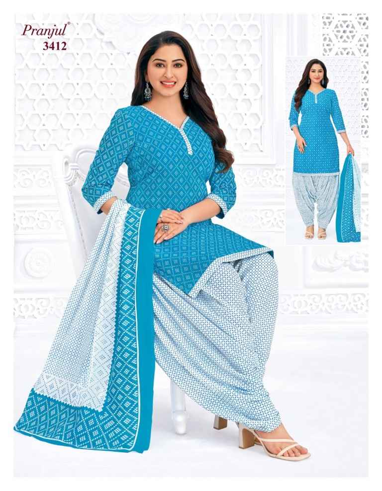 PRANJUL PRIYANSHI VOL-34 PURE COTTON PRINTED DRESS MATERIAL AT WHOLESALE PRICE 