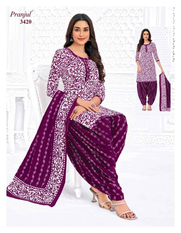 PRANJUL PRIYANSHI VOL-34 PURE COTTON PRINTED DRESS MATERIAL AT WHOLESALE PRICE 