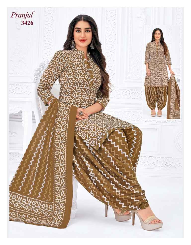 PRANJUL PRIYANSHI VOL-34 PURE COTTON PRINTED DRESS MATERIAL AT WHOLESALE PRICE 