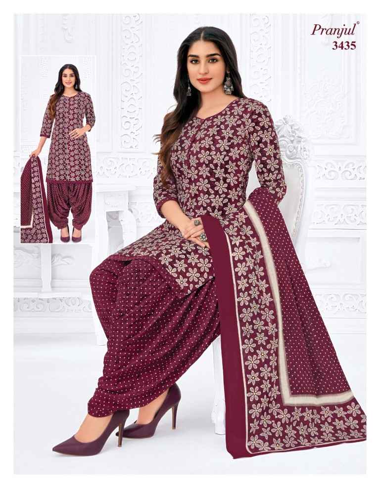 PRANJUL PRIYANSHI VOL-34 PURE COTTON PRINTED DRESS MATERIAL AT WHOLESALE PRICE 