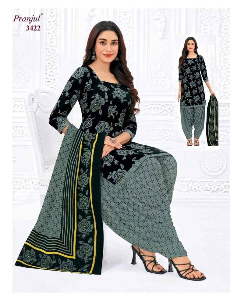 PRANJUL PRIYANSHI VOL-34 PURE COTTON PRINTED DRESS MATERIAL AT WHOLESALE PRICE 