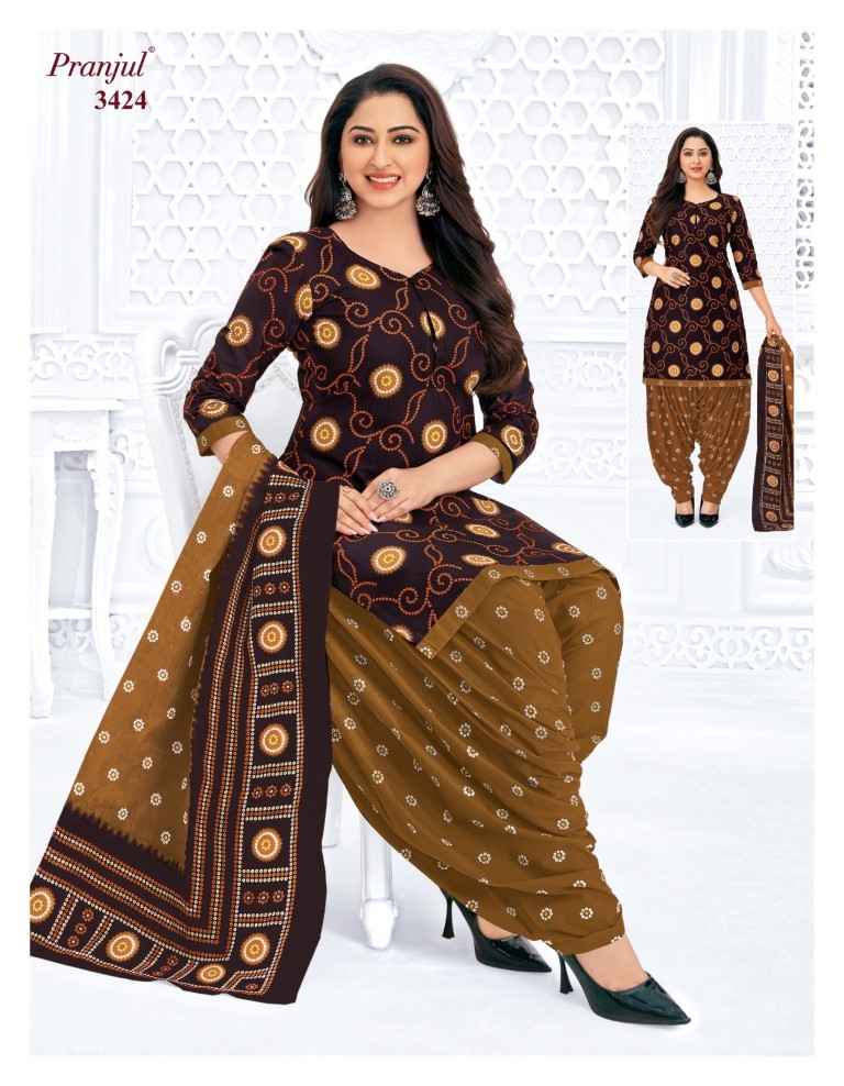 PRANJUL PRIYANSHI VOL-34 PURE COTTON PRINTED DRESS MATERIAL AT WHOLESALE PRICE 