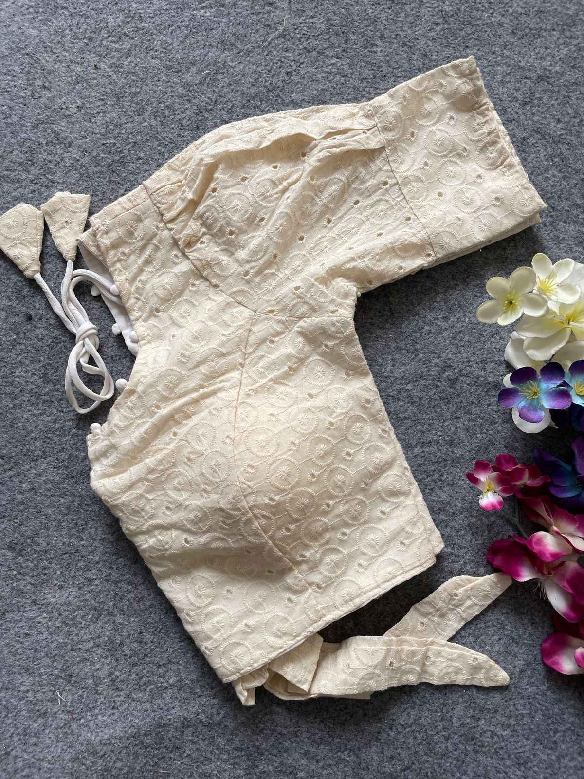 PURE COTTON THREAD SEQUENCE N EMBROIDERY WORK BLOUSE AT WHOLESALE PRICE