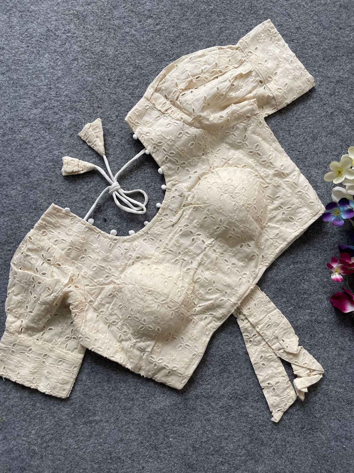PURE COTTON THREAD SEQUENCE N EMBROIDERY WORK BLOUSE AT WHOLESALE PRICE