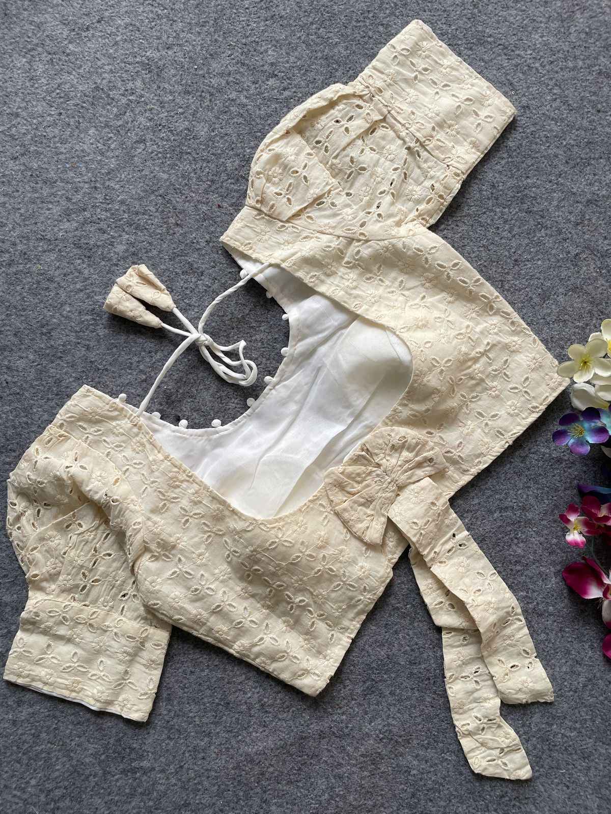 PURE COTTON THREAD SEQUENCE N EMBROIDERY WORK BLOUSE AT WHOLESALE PRICE