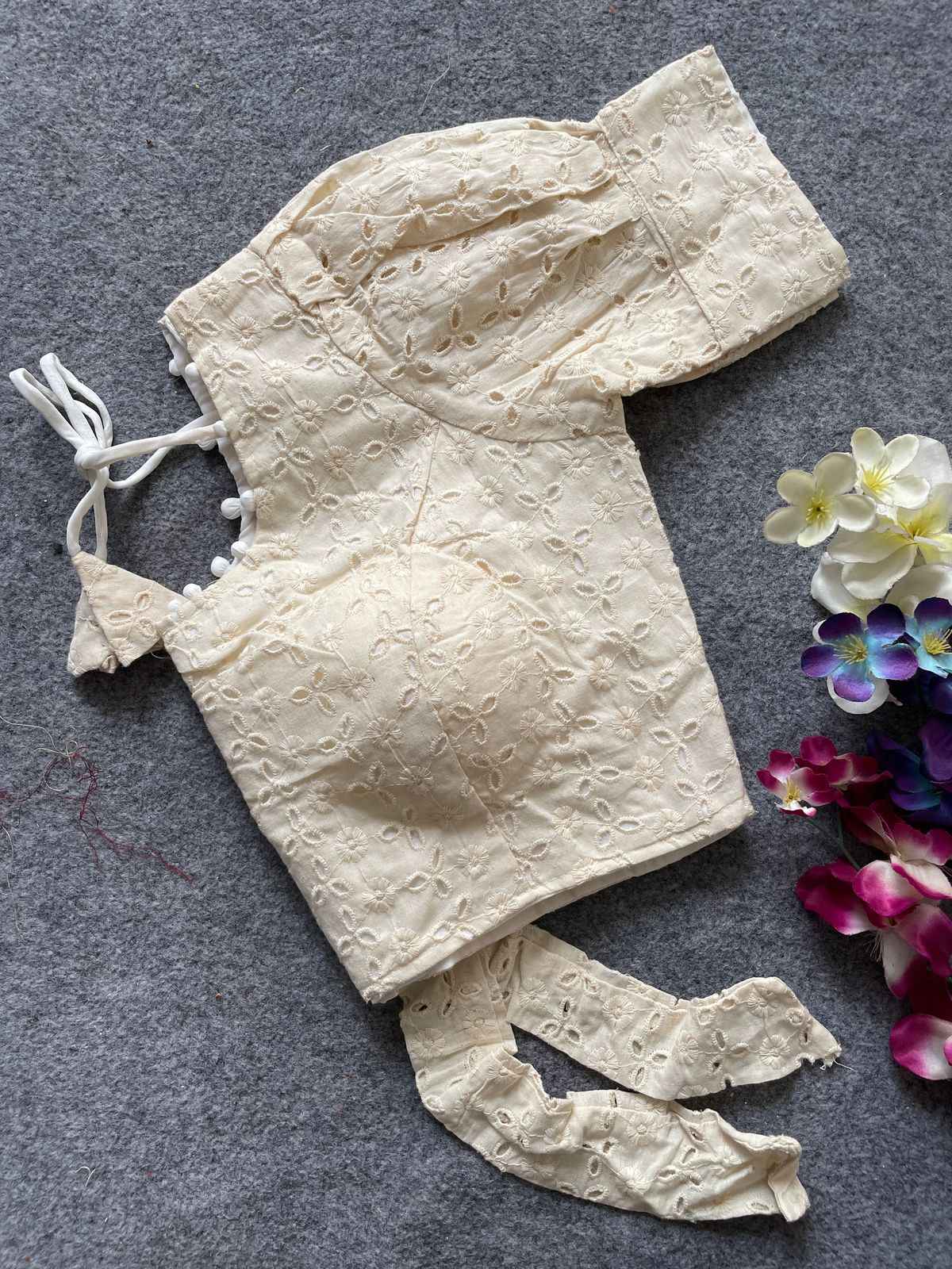 PURE COTTON THREAD SEQUENCE N EMBROIDERY WORK BLOUSE AT WHOLESALE PRICE