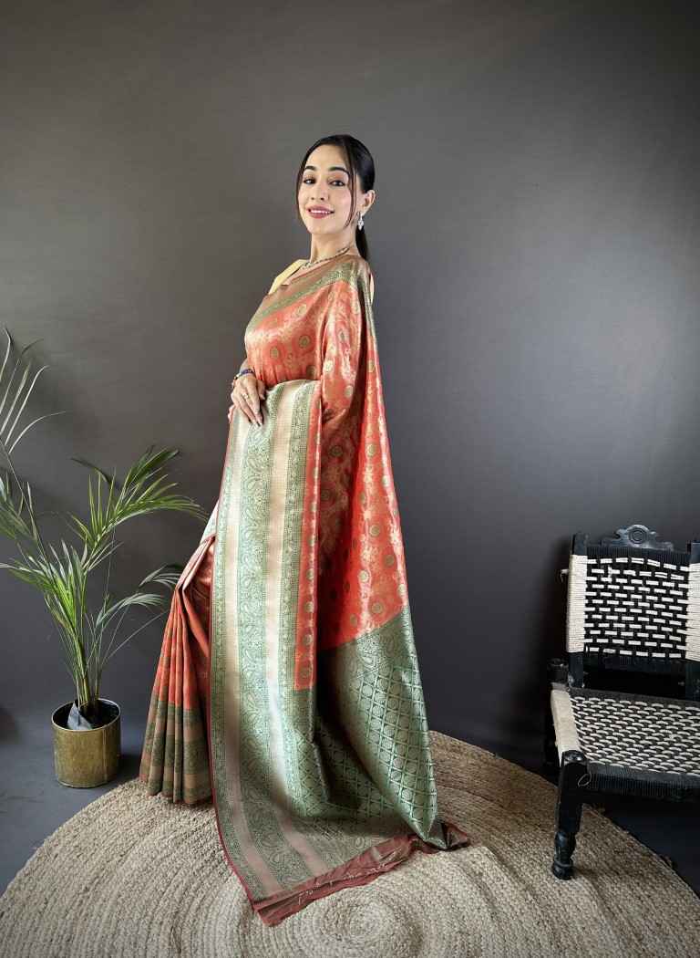 PURE DHARMAVARAM SILK HANDPICKED DESIGN SAREE AT WHOLESALE PRICE