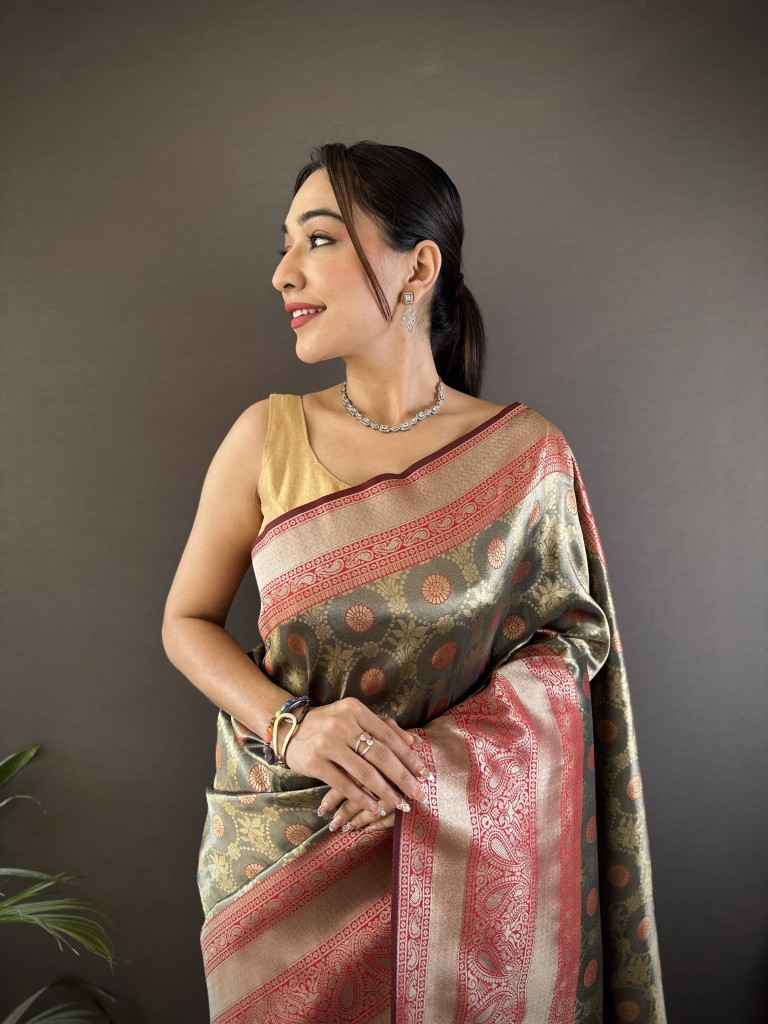 PURE DHARMAVARAM SILK HANDPICKED DESIGN SAREE AT WHOLESALE PRICE