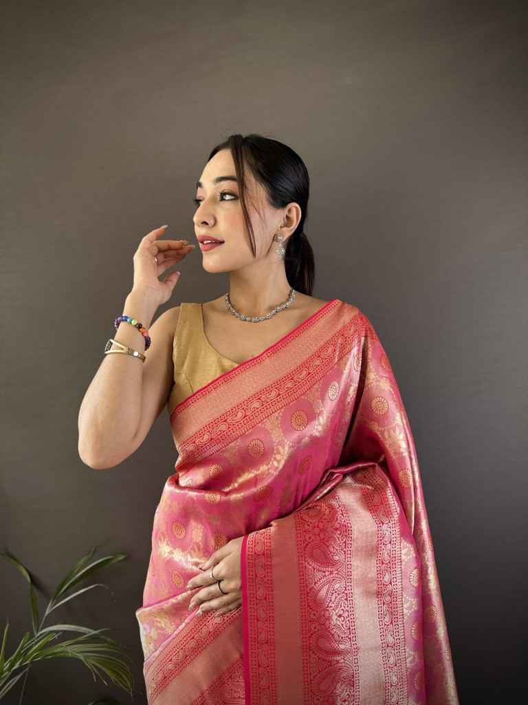PURE DHARMAVARAM SILK HANDPICKED DESIGN SAREE AT WHOLESALE PRICE