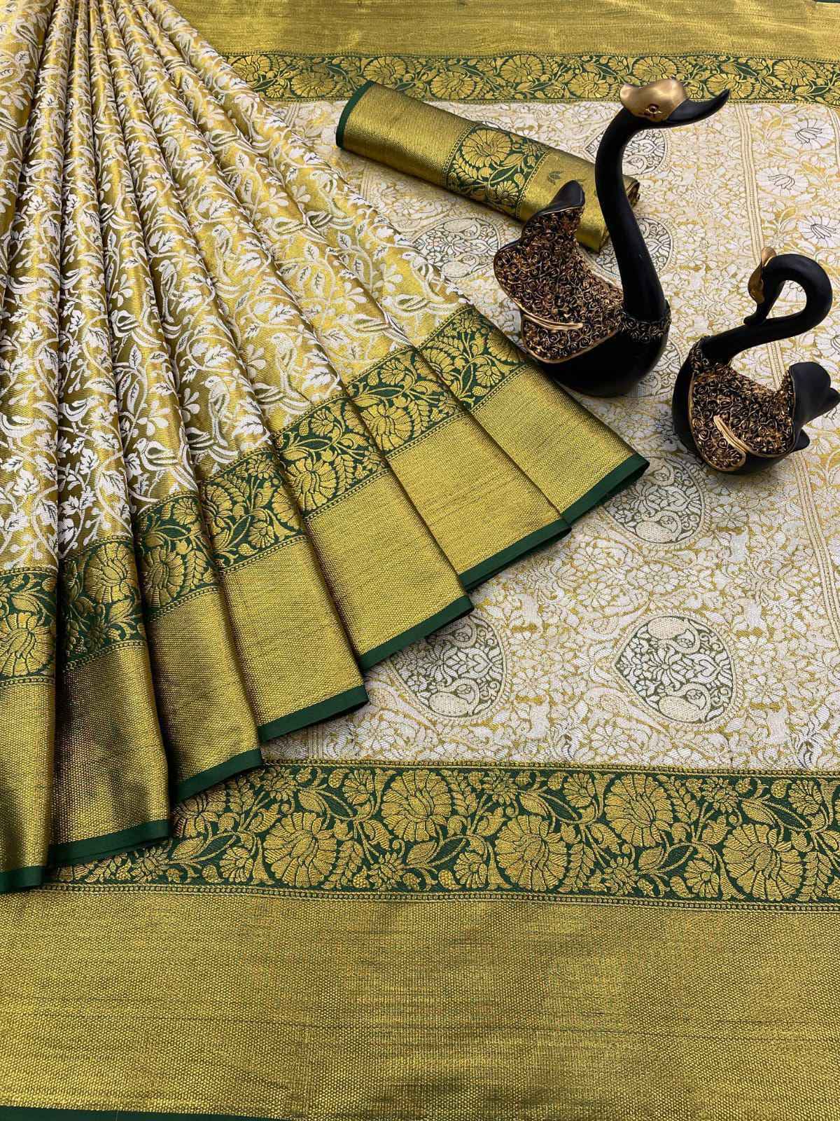 PURE KANJIVARAM SILK MINA WEAVING GOLD ZARI SAREE AT WHOLESALE PRICE