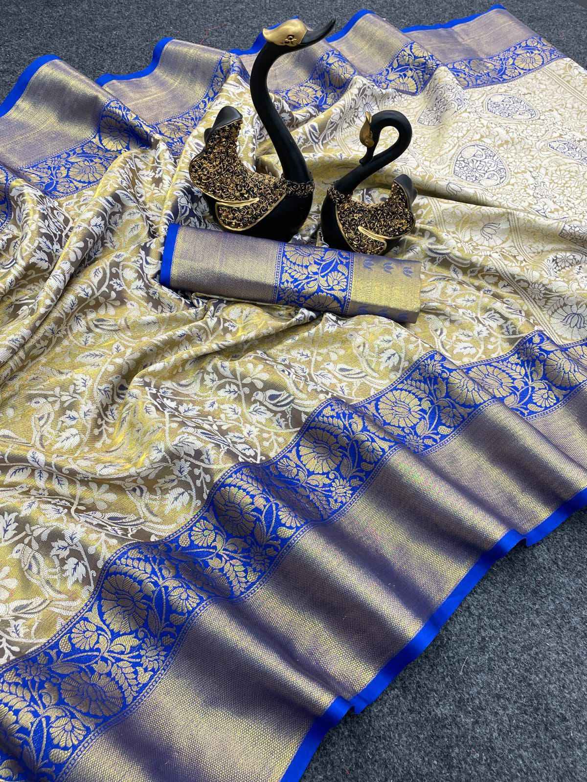 PURE KANJIVARAM SILK MINA WEAVING GOLD ZARI SAREE AT WHOLESALE PRICE