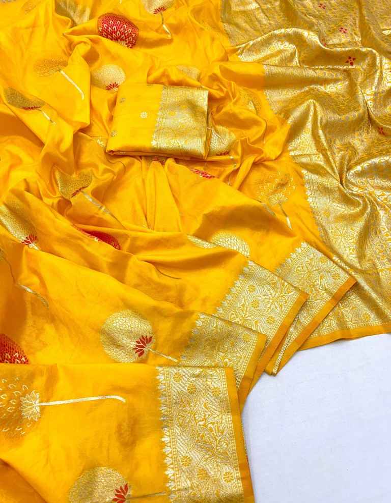 PURE KHADI GEORGETTE WEAVING MINA WORK SAREE AT WHOLESALE PRICE 